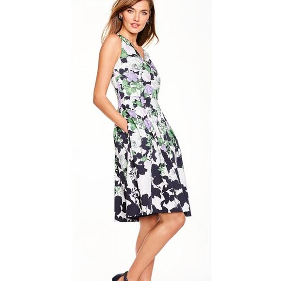 Women's O The Oprah Magazine Collection For Talbots Full Of Posey’s Dress Purple - Picture 1 of 11